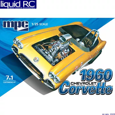 MPC 1002 1:25 1960 Chevy Corvette 7-in-1 Plastic Model Kit • $33.06