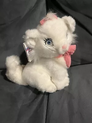 Disney Store Vintage The Aristocats Marie 9  Plush With Attached Pink Brush Tags • $15