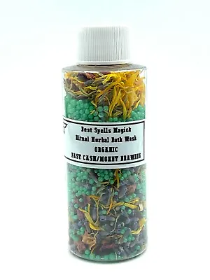 FAST CASH / MONEY DRAWING Herbal Organic Bath Pearls Wash By Best Spells Magick  • $28.99