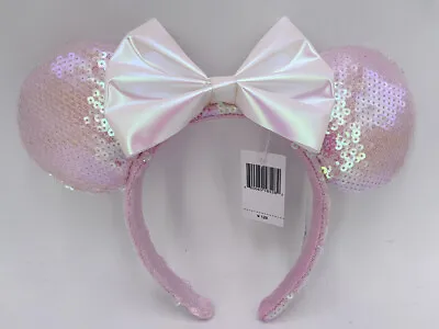 Pink Bow Sequins Headband Anniversary Minnie Mouse Ears 2023 Disney Edition • $9.50