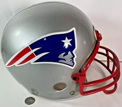 New England Patriots Full Size Replica Helmet NFL Football Team Gray Riddell • $99.95