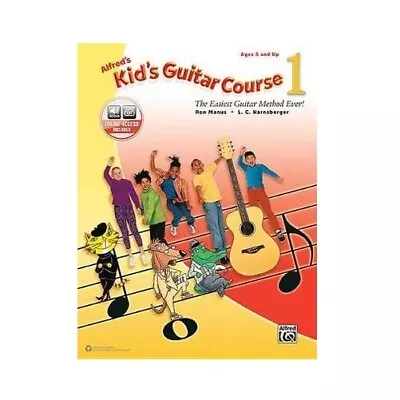 $49 • Buy Alfreds Kids Guitar Course 1 Method Song Book Online Audio Access Learn To Play