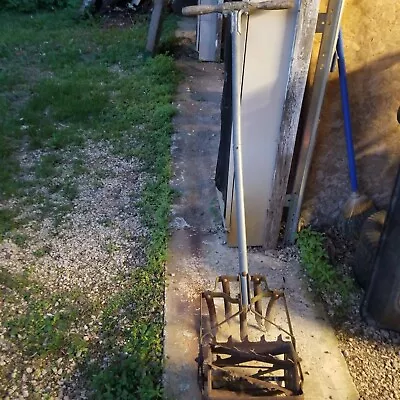 Vintage Antique RoHo Garden Hand Push Cultivator Tiller Weed Plow Vegetable Claw • $100