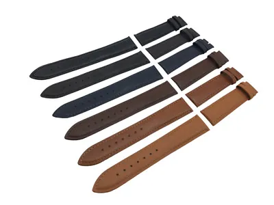 Black/Brown/Blue Genuine Leather Strap/Band Fit Nautica Watch Clasp 18 20 22mm • £10.90