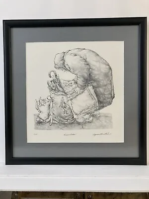 $285 • Buy Seymour Rosenthal Signed & Numbered Lithograph “Treasure Seeker” Framed