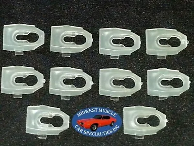 82-92 NOS GM Body Side Belt Vinyl Top Reveal Moulding Molding Trim Clips 10pc O • $13.71