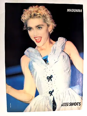 Madonna / Madonna Live / 1980's Magazine Full Page Pinup Poster Clipping (4) • $12.99