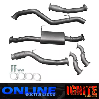 Holden Rc Colorado 07-12 Full Td 3l 3 Inch Exhaust Cat / Muffler Silver • $760