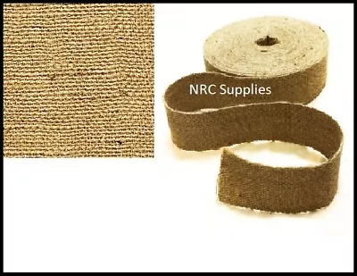 £1.95 • Buy Natural Jute Hessian Burlap Upholstery Seat Furniture Chair Sofa Webbing 2  50mm
