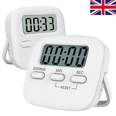 £3.80 • Buy Magnetic Digital Kitchen Timer Alarm Clock Minute Countdown LCD For Cooking UK