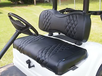 $109 • Buy Front Seat Cover Black Diamond Stitching For Club Car DS 2000.5-Up Golf Cart