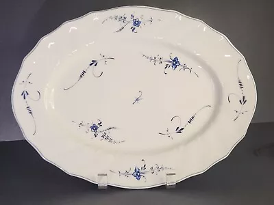 VILLEROY & BOCH Old Vieux Luxembourg Oval Serving Serving Platter 14  X 10  Blue • $65