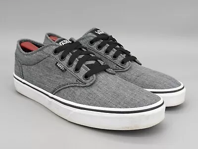 Vans Men's Old Skool 500714 Gray Low Top Sneakers Skateboarding Shoes Size 9.5 • $28