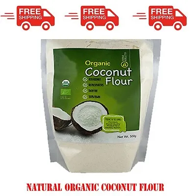 100% Natural & Organic Coconut Flour Gluten-Free Baking Keto-Friendly Non-GMO • £26.10