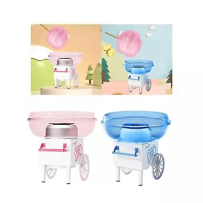 Candy Floss Machine Cart Portable Candy Machine Candy Floss Maker For Home DIY • £55.84