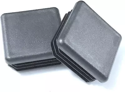 2  Black Plastic Plugs For Square Tubing By  Package Of 4 • $9.95