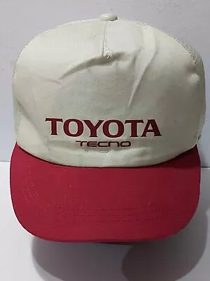 Vintage Toyota Tecno Japan 6-Panel Adjustable Cap Size LLL TRD TOMS AE86 Supra • $254.73