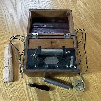 Antique PG Williams Electric Shock Machine Faradic Battery Medical Quackery NY • $143.05
