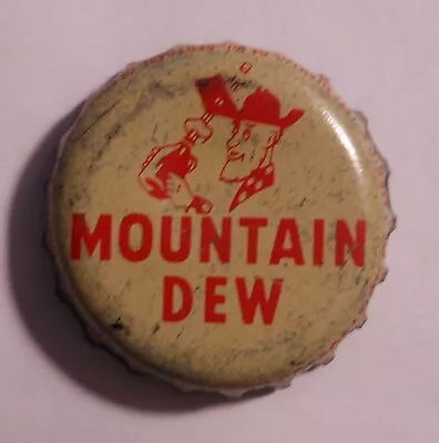 Vintage  Mountain Dew ..cork..used..SODA BOTTLE CAP #2 • $3.25