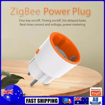 ZigBee 3.0 EU Plug Voice Control 16A Remote Control Plug Timing Function For Fan • $24.29