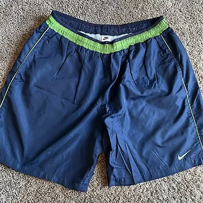 Nike Swim Trunks 90s Vintage Retro Swoosh Board Shorts Mens Size 2XL • $13.60