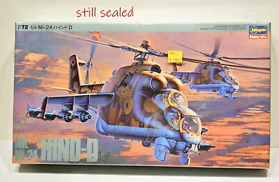 Hasegawa Kit Russian MIL Mi-24 HIND-D Soviet Assault Helicopter 1:72 StillSealed • $14.99