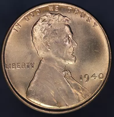 1940 Lincoln Cent *super Gem* Fresh From A Local Collection!  Lot 7004 • $25.99