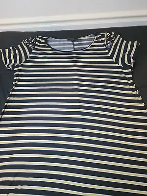 Women’s Dress 2X Vibe Sportswear Multicolor Stripes Preowned 0500 • $6.37