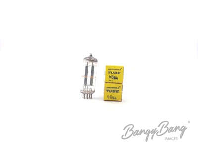 $60 • Buy 2 Vintage Motorola 6BW4 Full-Wave Vacuum Rectifier Car Tube Valve- BangyBang Tub