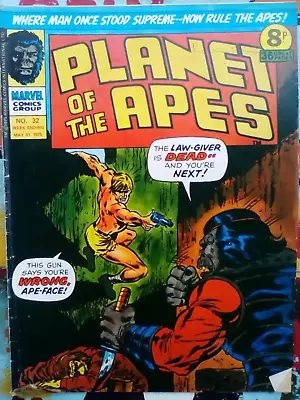 Planet Of The Apes #32 - Marvel UK - 1975 - VG CONDITION - FIRST PRINTING • £4.99