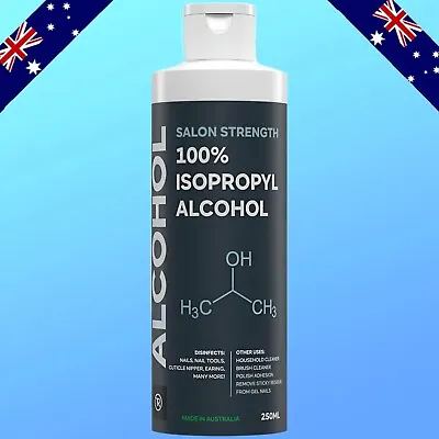 100% Isopropyl Alcohol IPA Cleaner & Rubbing Alcohol 250Ml | Powerful Multi-Purp • $23.95
