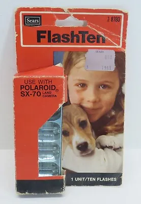 Sears FLASHTEN Flash Bar For Polaroid SX-70 Land Film Cameras • $12.99
