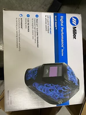 Miller Welding Helmet Digital Performance Blue Rage 282001 • $300