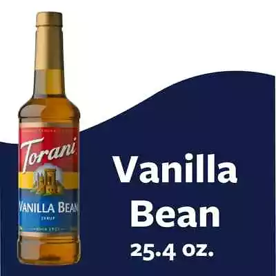 Torani Vanilla Bean Flavoring Syrup Coffee Flavoring Drink Mix 25.4 Oz • $19.80