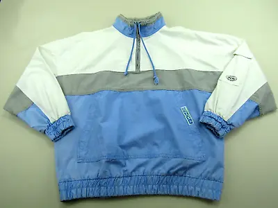VTG Pacific Coast Highway PCH Jacket Mens Small 1/4 Zip Retro Outdoor Cotton • $13.49