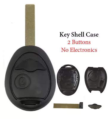 Replacement Remote Key Shell Case Fob 2 Button For Mini Cooper R50 R53 2002-2005 • $8.78