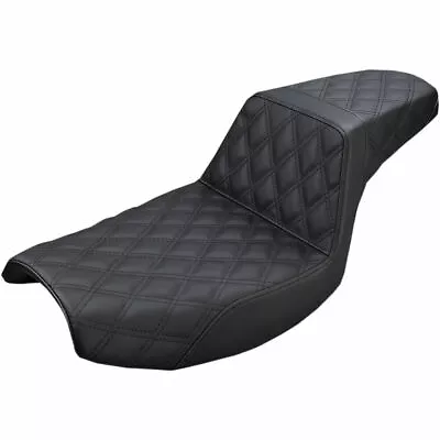 Saddlemen Black Lattice Stitch Step-Up Seat Fits Harley FXR Models 0805-0132 • $459