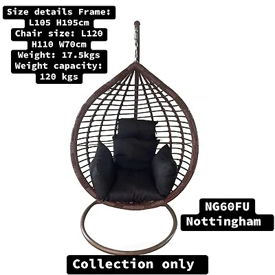 Egg Chair | Garden Swing Chair |  Hammock | Hanging Chair | Cocoon Chair | Pod • £160