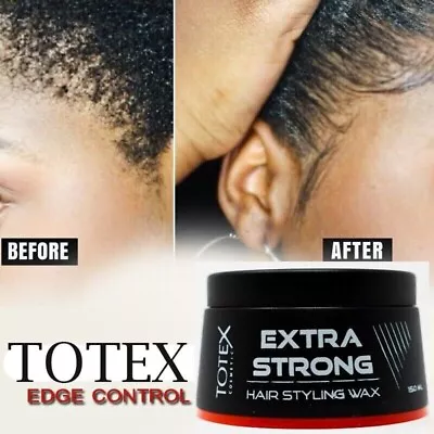 TOTEX Edge Tamer Edge Control Hair Gel Wax -ULTRA STRONG- For Your Perfect Edges • £5.49