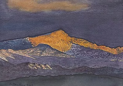 Snowdon In The Evening Light - David Meadham - Fine Art Giclee Print - A4 Size • £40