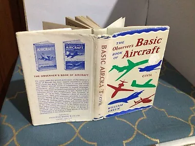 Observers Book Of Basic Aircraft Civil 1967 38.1A • £499