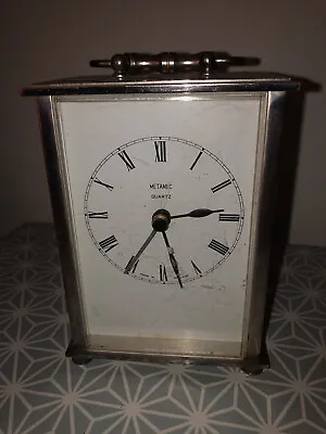 £5 • Buy Vintage Quartz METAMEC Carriage Clock