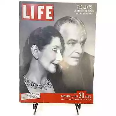 Life Magazine November 7 1949 India's Prime Minister Nehru Comes To America • $12.71