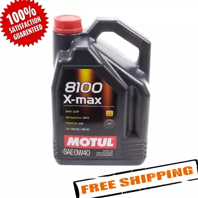 Motul 104533 8100 X-Max SAE 0W-40 Full Synthetic Motor Oil • $290.80