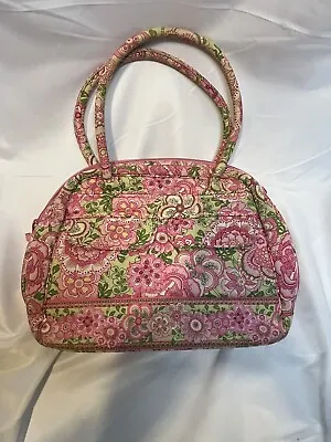 Vera Bradley Bowler Bag In Petal Pink Retired Print • $24.99