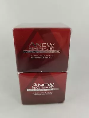 £14.99 • Buy 2x Avon Anew Reversalist Complete Renewal Night Cream 50 Ml, New And Sealed*