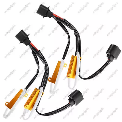 2Pcs Headlight Canbus Error Free Anti Flicker Resistor Canceller H13 9008 50W US • $11.87