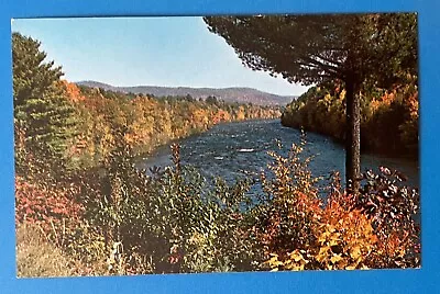 Luzerne New York Sacandaga River & Reservoir Vintage Postcard Adirondacks • $4