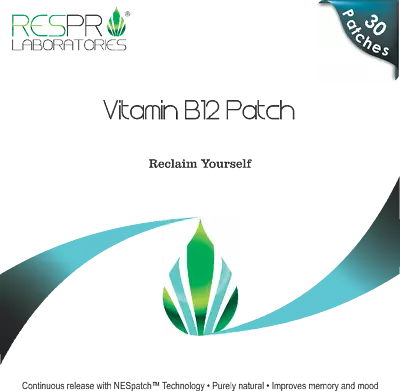 Respro Labs High Potency Vitamin B12 Energy Patch - 30 Patches • $27.99