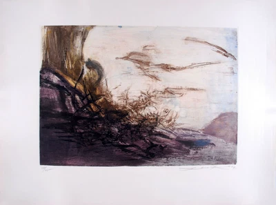 $7800 • Buy ZAO WOU-KI - Etching Signed Numbered And Dated 1967 - Composition #172